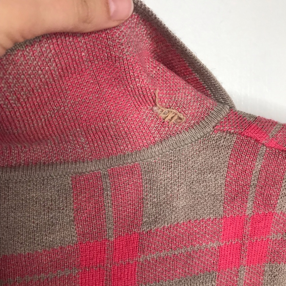 Pendleton Pink And Tan Window Pane Patterned 100%… - image 7